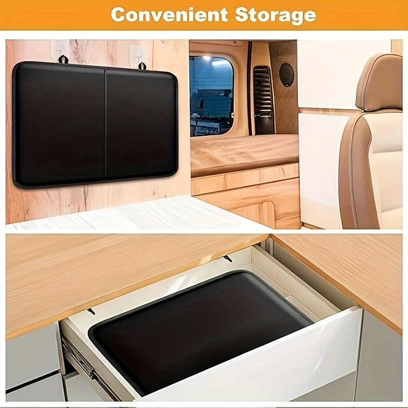 3-4 Burner Gas Stove Top Cover - Fireproof, Waterproof, Foldable Protector for RV and Camping - Easy to Clean Decorative Stove Guard