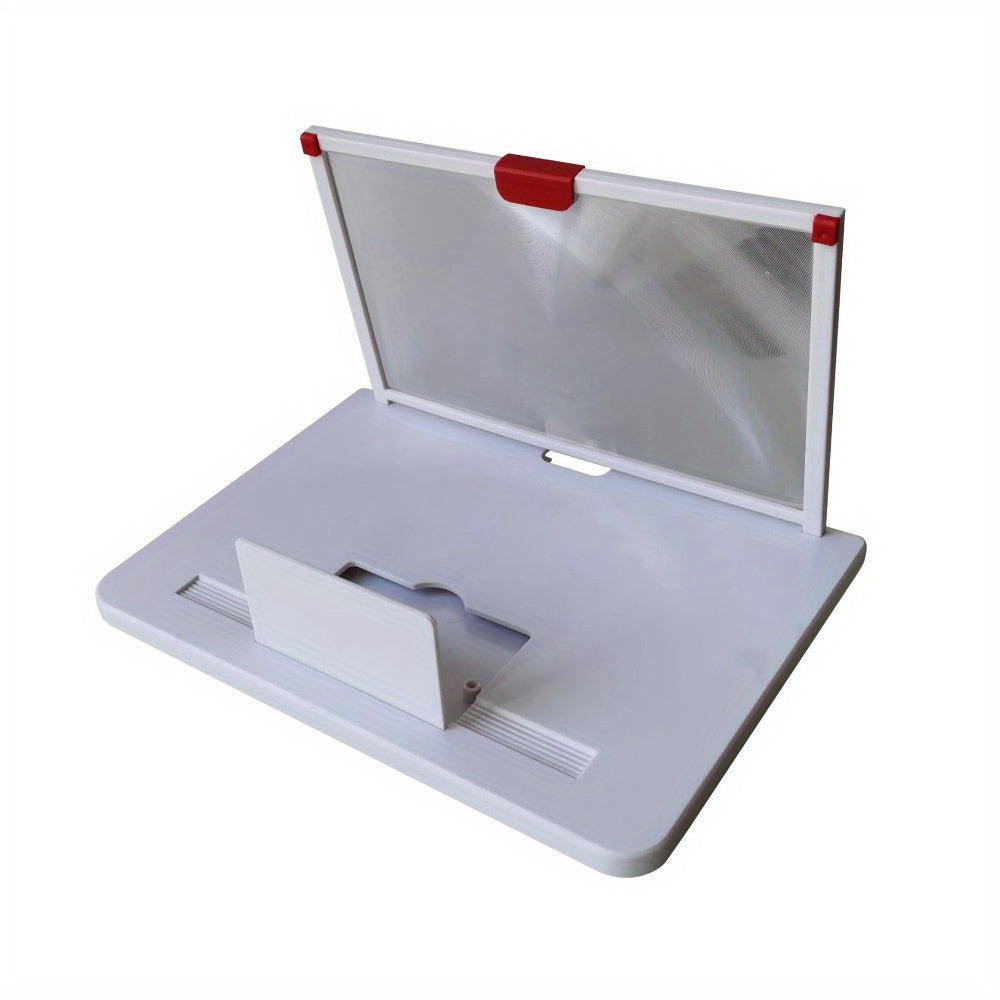 High-Definition Mobile Screen Amplifier with Foldable Stand - 10/12 Inch Desktop Video Magnifier
