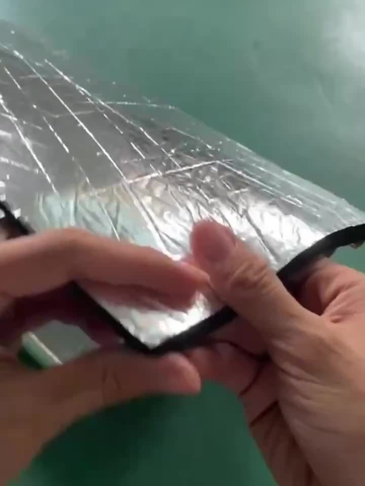 Self-Adhesive Car Insulation Foam β Thermal and Acoustic Soundproofing Pad for Hood, Rubber Plastic Material