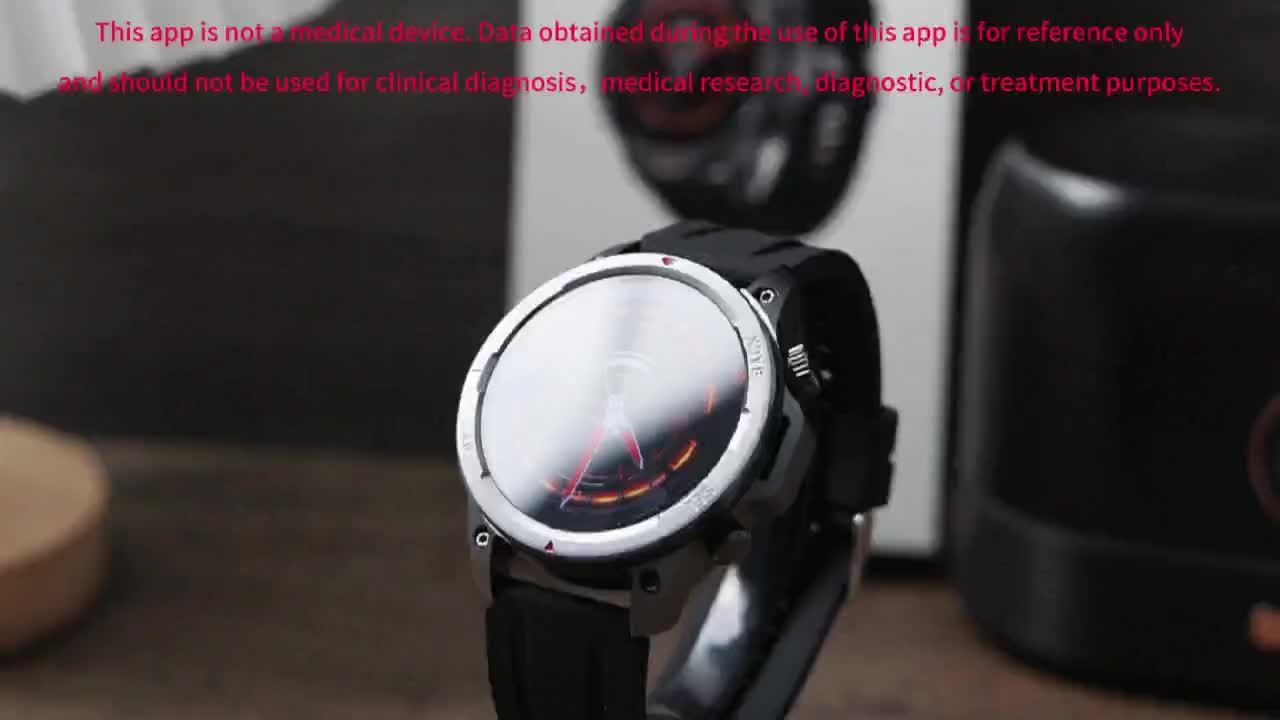 2024 GPS Smart Watch for Men – LED Lighting, 360x360 HD Screen, AI Voice, Wireless Call, NFC, Compass, Sport and Fitness Tracker, Ideal for Father’s Day Gift