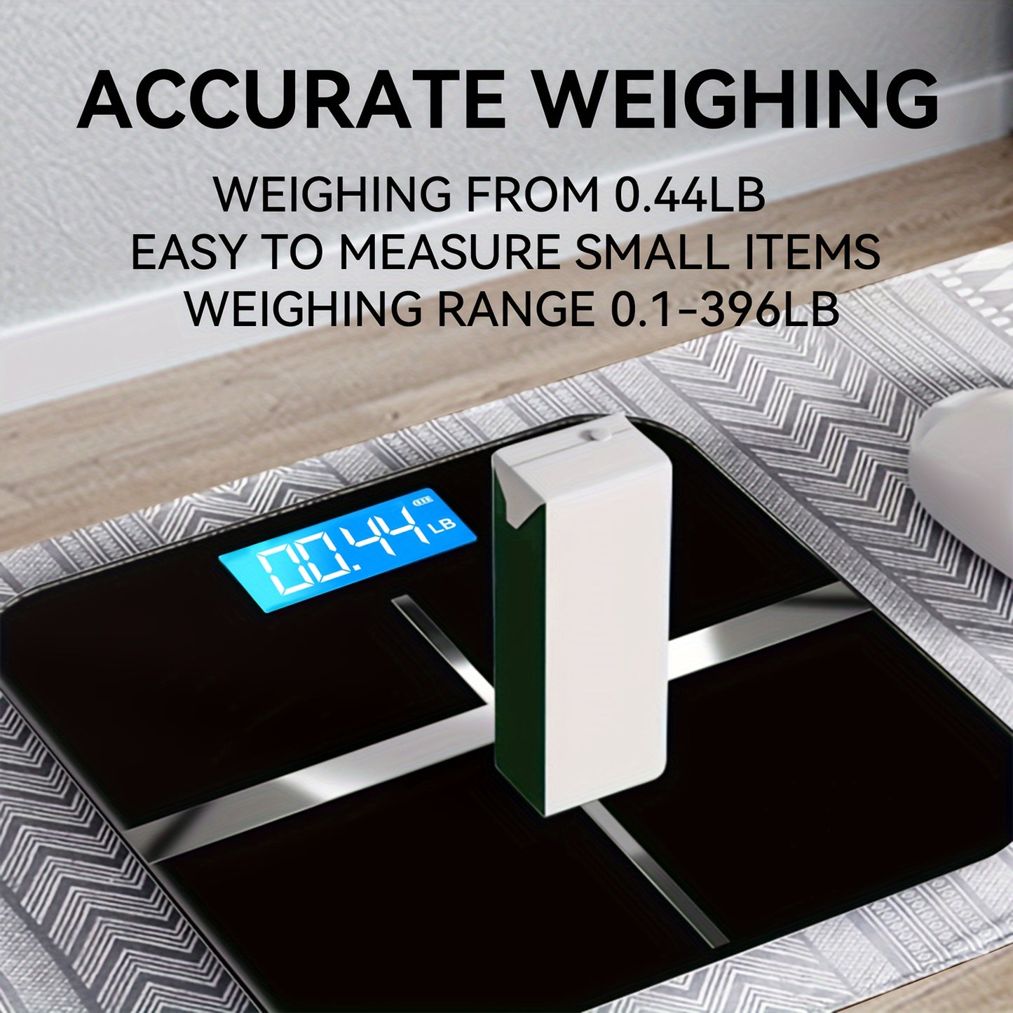 Bathroom Digital Weight Scale β Extra Wide Platform, High Capacity 390 lbs, Accurate and Safe with Large Numbers, Easy-to-Read Backlit LCD Display