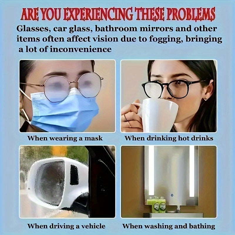 100pcs Pre Moistened Lens Wipes - Anti Fog, Quick Dry, Scratch Free for Eyeglasses, Screens, and Optical Goggles