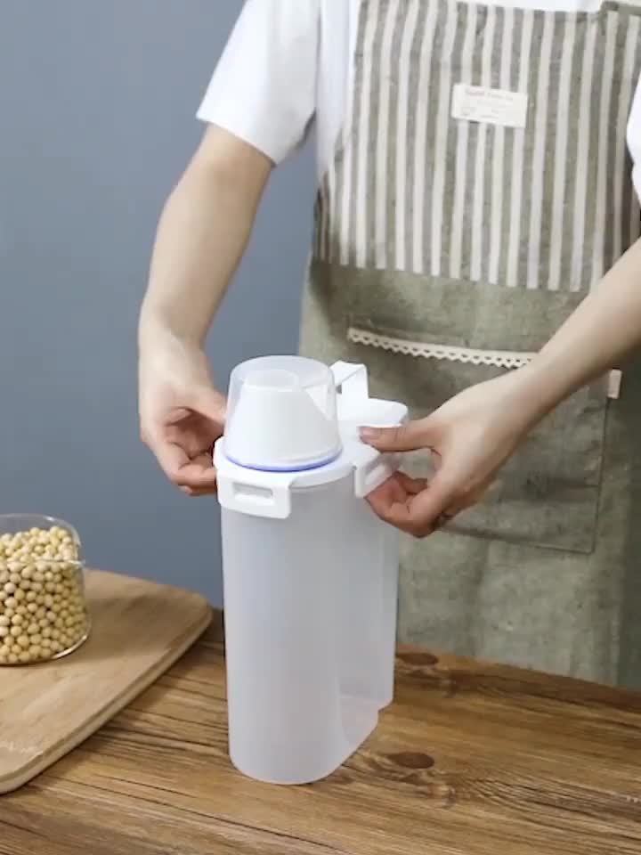 Storage Container – Insect-Proof & Moisture-Proof Sealed Tank with Lid, Portable and Leak-Proof Food Storage Box for Grain, Nuts, Flour and Rice, Kitchen Organizer