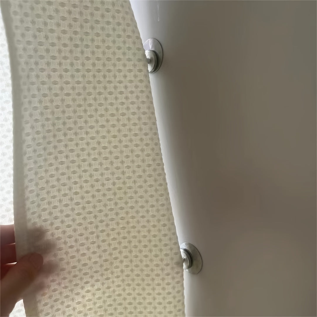 Contemporary Metal Magnetic Hooks for Curtains β 12/20/32pcs Wall-Mount Magnetic Clasps for Shower Curtains, Seam Closure, Wall and Door Stickers