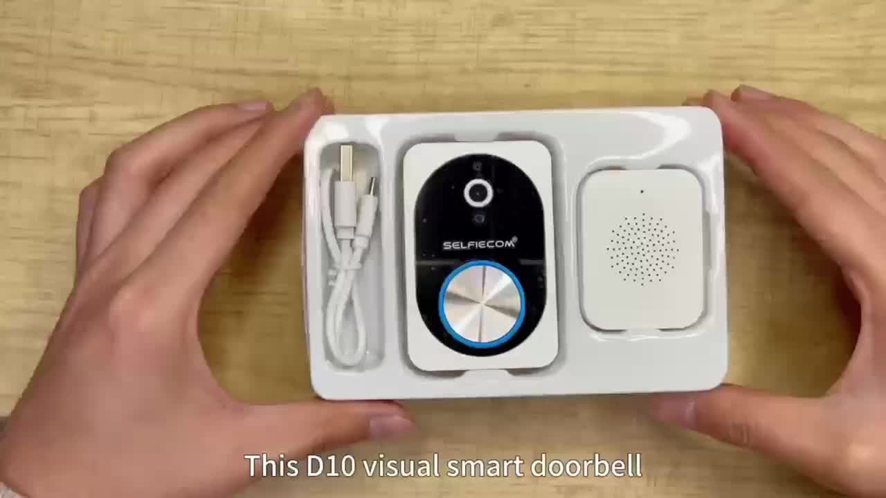 Smart Visual Dingdong Doorbell - 2.4GHz WiFi, HD Night Vision, 480P, APP Remote Video, Two-Way Call, 72 Hours Cloud Storage, Voice Change Function
