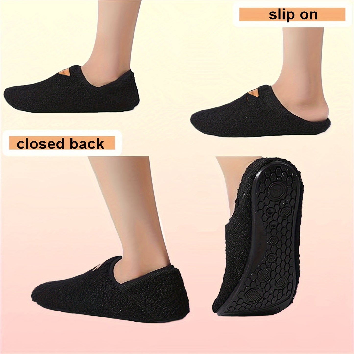 Women's & Men's Soft Lightweight Indoor/Outdoor Slippers – Non-Slip Rubber Sole Sandals for Home, Travel, Hotel