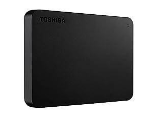 Toshiba Canvio Basics Portable External Hard Drive β 500GB & 1TB, USB 3.0, Black (Model HDTB420XK3AA)