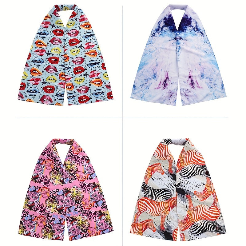 Adult Bib Scarf for Eating – Washable, Waterproof and Oil-Proof, Clothing Protector for Elderly Women, Dignity Dining Scarf Bibs for Seniors