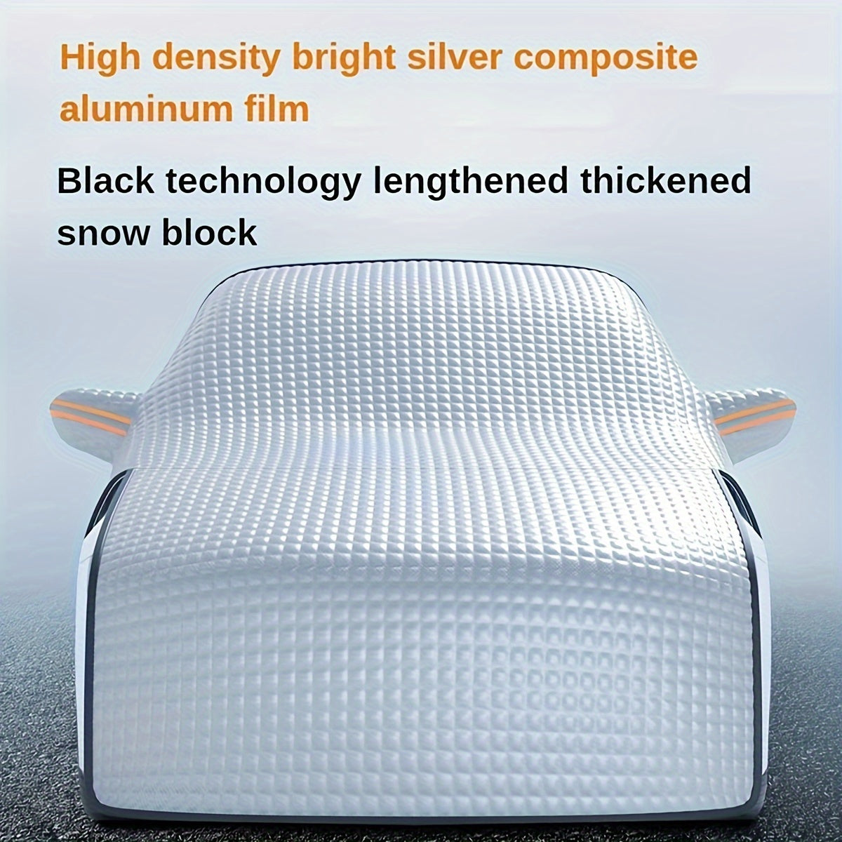 Heavy-Duty Car Windshield Snow Cover – Universal Fit for All Seasons, Protects Against Snow, Frost & Ice, Durable & Easy Install for Clear Visibility