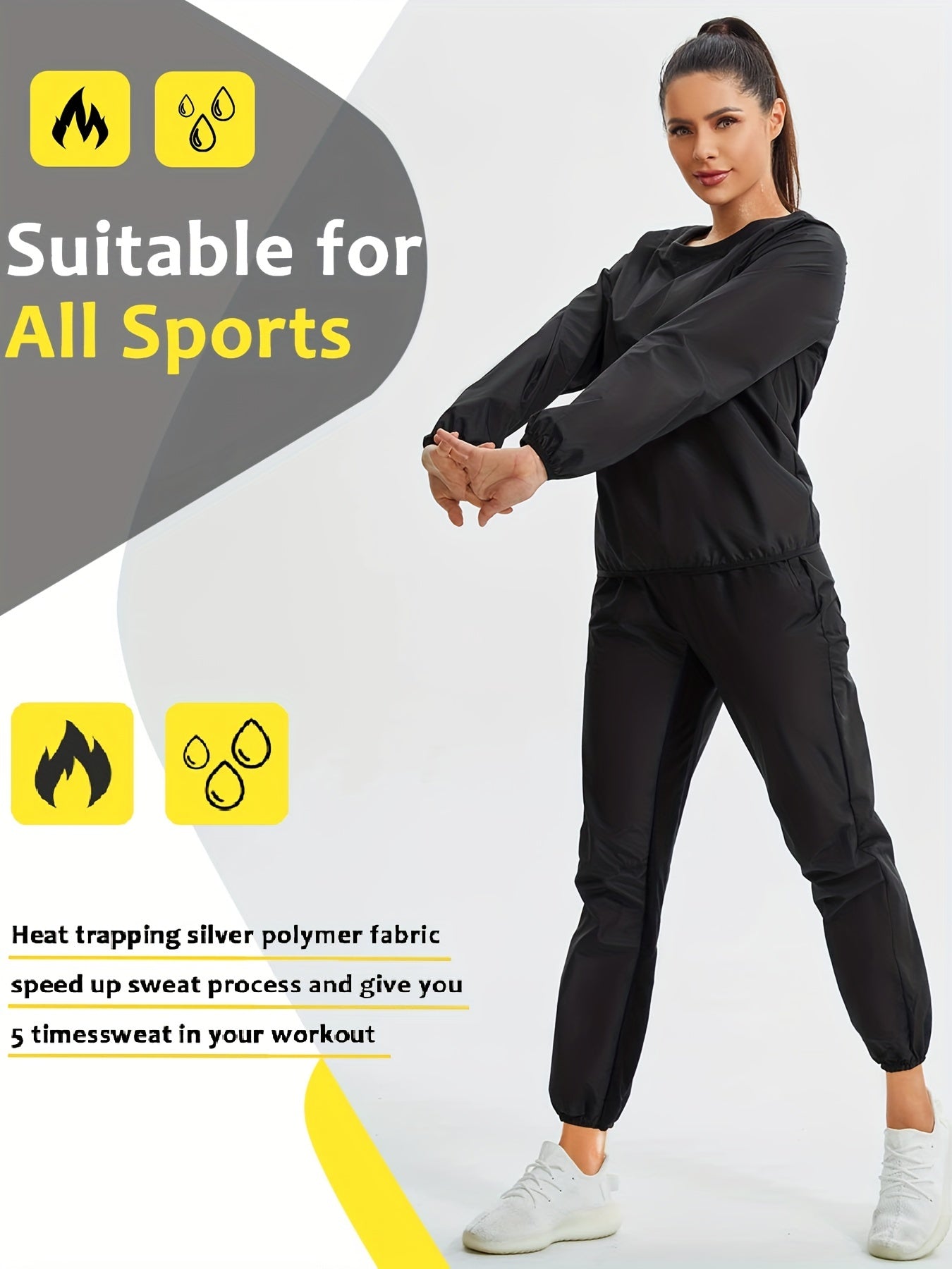 GOTOLY Sauna Jacket for Women β Durable Weight Loss Upper Body Trainer and Trimmer Workout Sweat Jacket