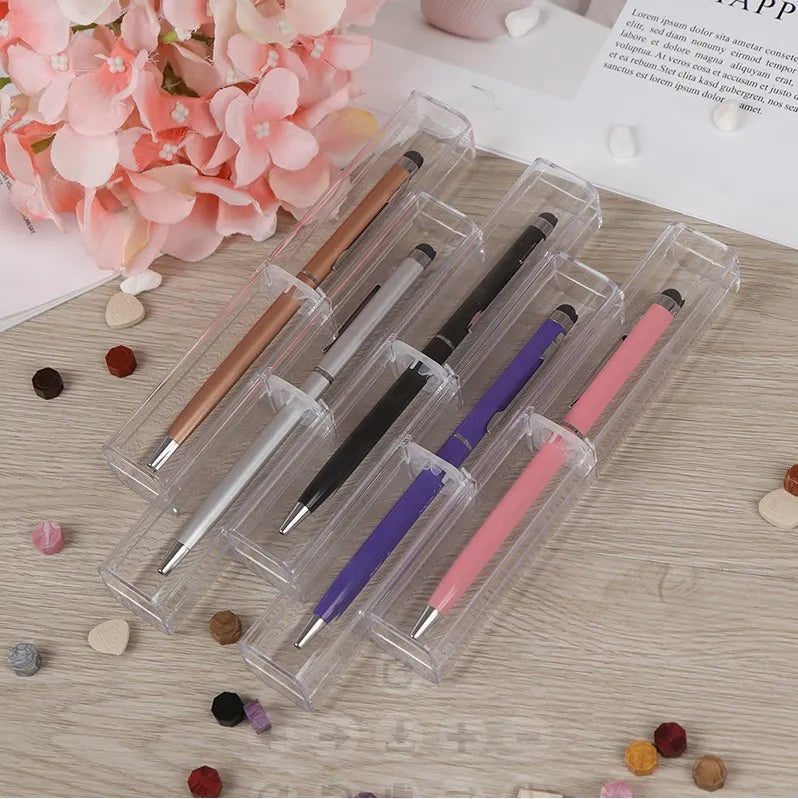 Transparent Pencil Case Box | PP Material Stationery Storage Pouch for School Supplies