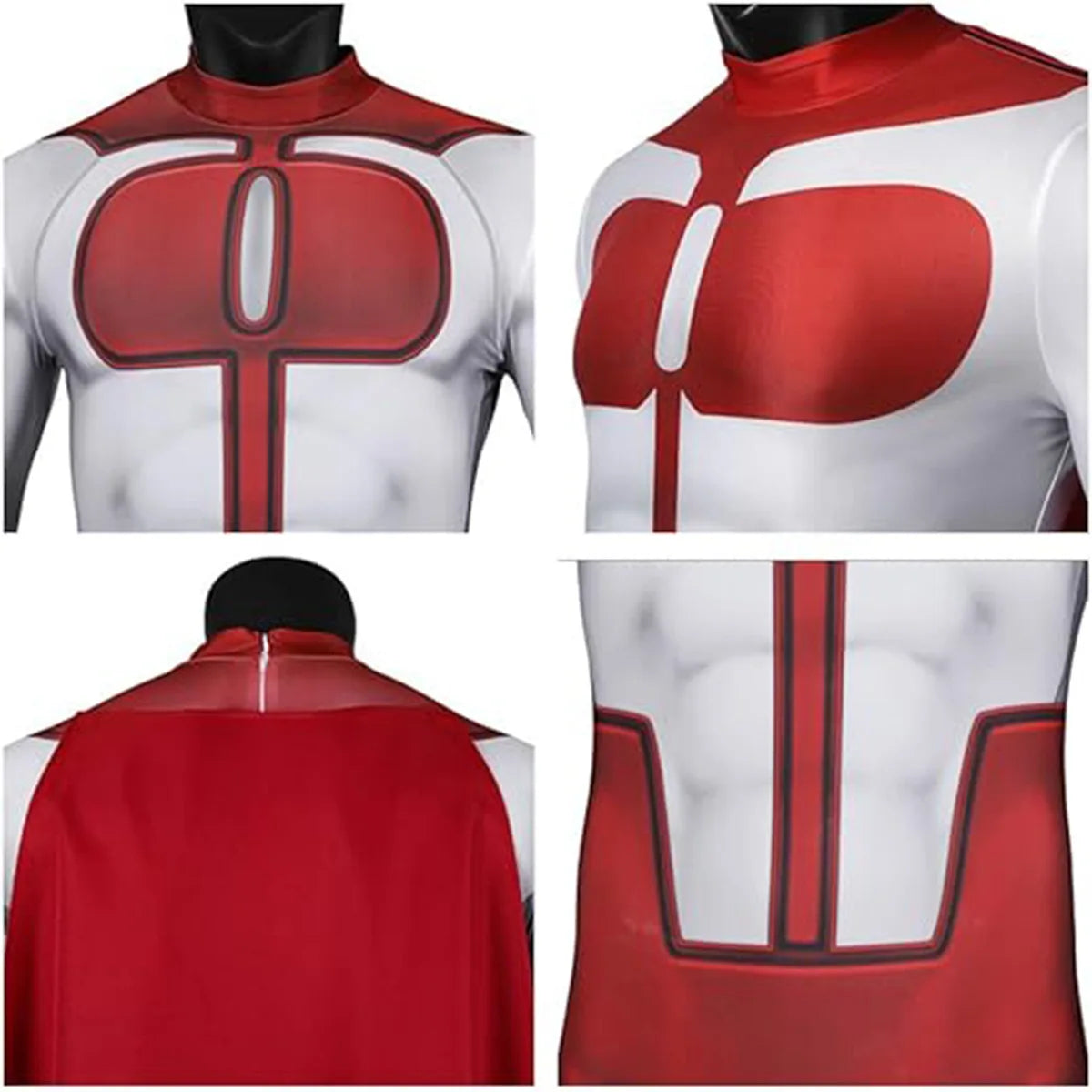 Invincible Omni-Man Cosplay Costume β Adult Zentai Jumpsuit for Nolan Grayson Roleplay, Halloween & Carnival Party