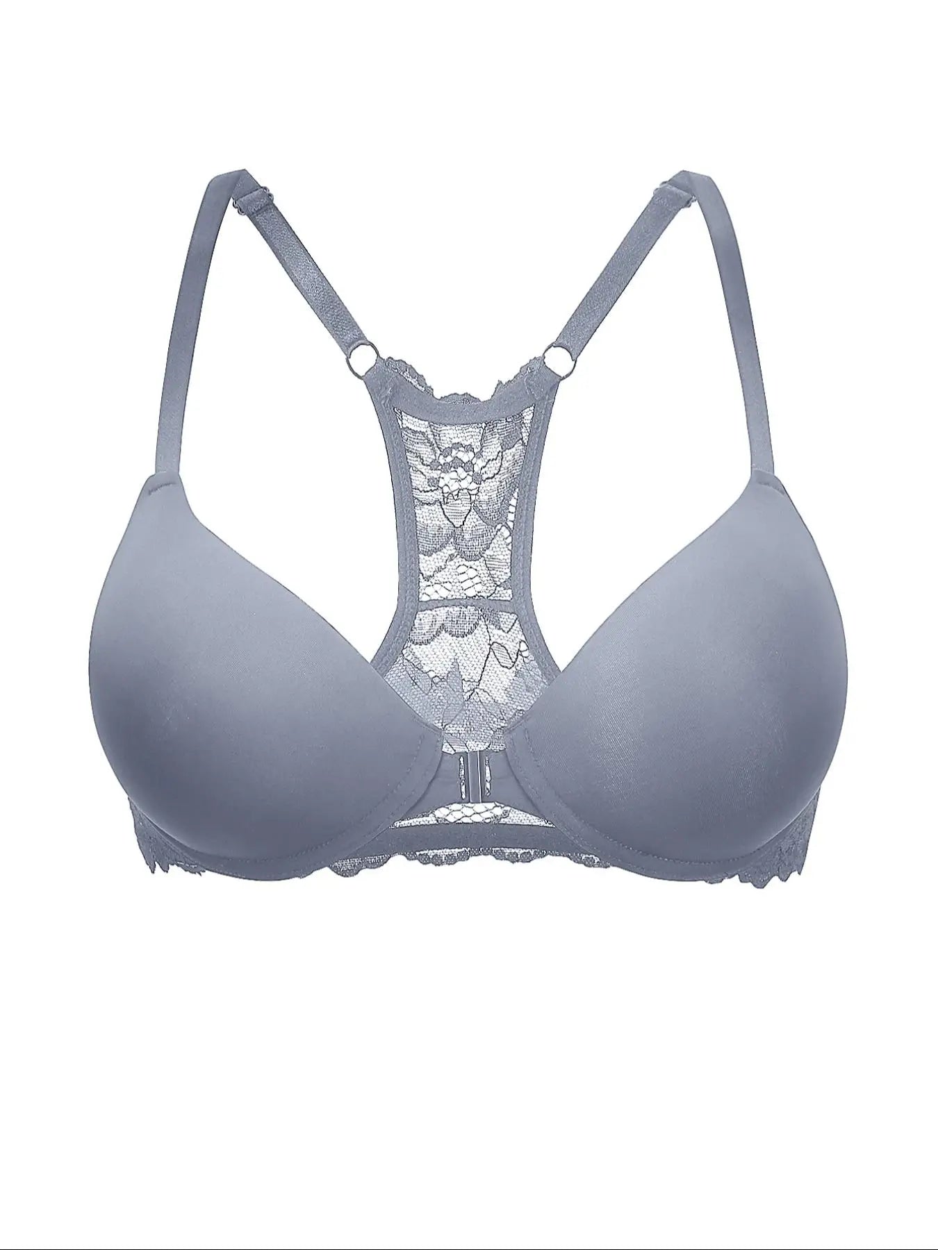 Front Button Lace Deep V Push-Up Bra β Sexy Comfortable Beautiful Back Underwear for Women