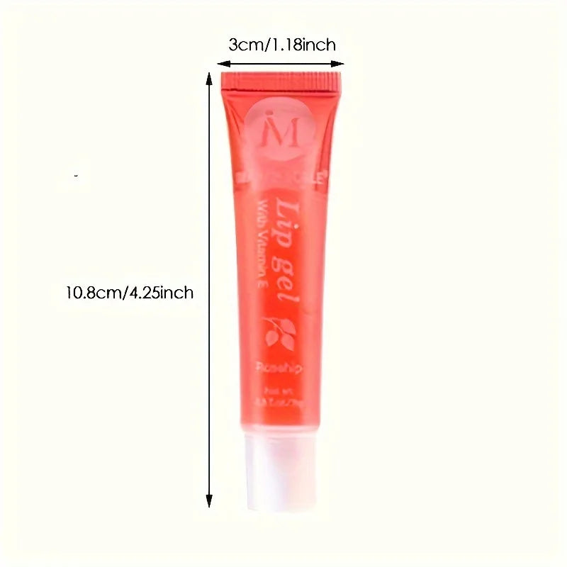 6-Piece Moisturizing Clear Lip Gloss Set - Rosehip, Argan, Peppermint, Aloe & Coconut Lip Oils