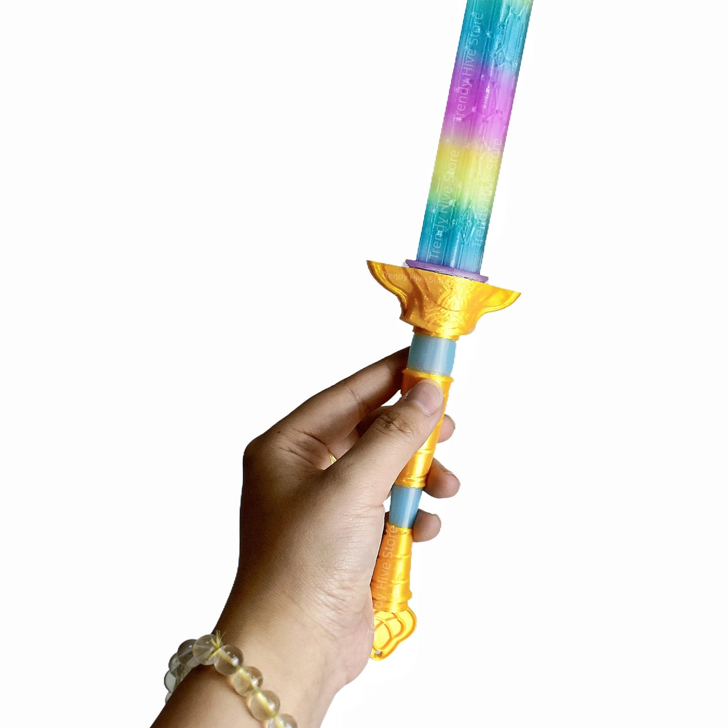 Kpop Demon Hunters Rumi Cosplay Light Sword – Roleplay Weapon Prop for Girl Group Idol, Halloween & Carnival Costume Accessory