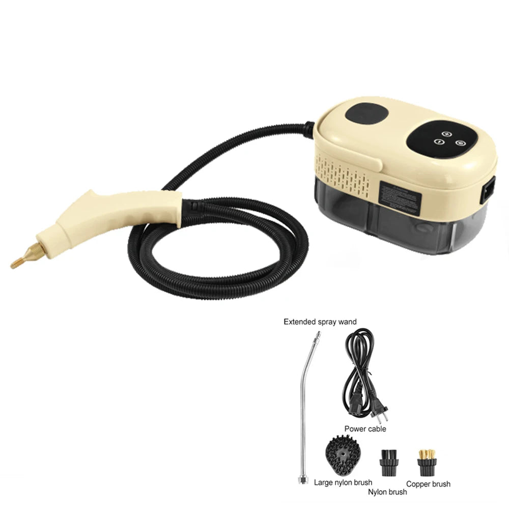 2500W High Pressure Steam Cleaner – Intelligent Household Cleaner for Air Conditioner, Kitchen, Car & Floors