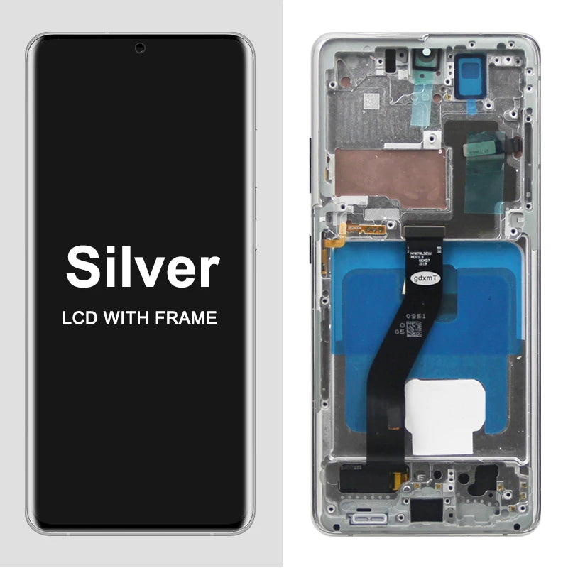 AMOLED Screen Assembly for Samsung Galaxy S21 Ultra 5G G998B LCD Touch Display with Fingerprint Sensor