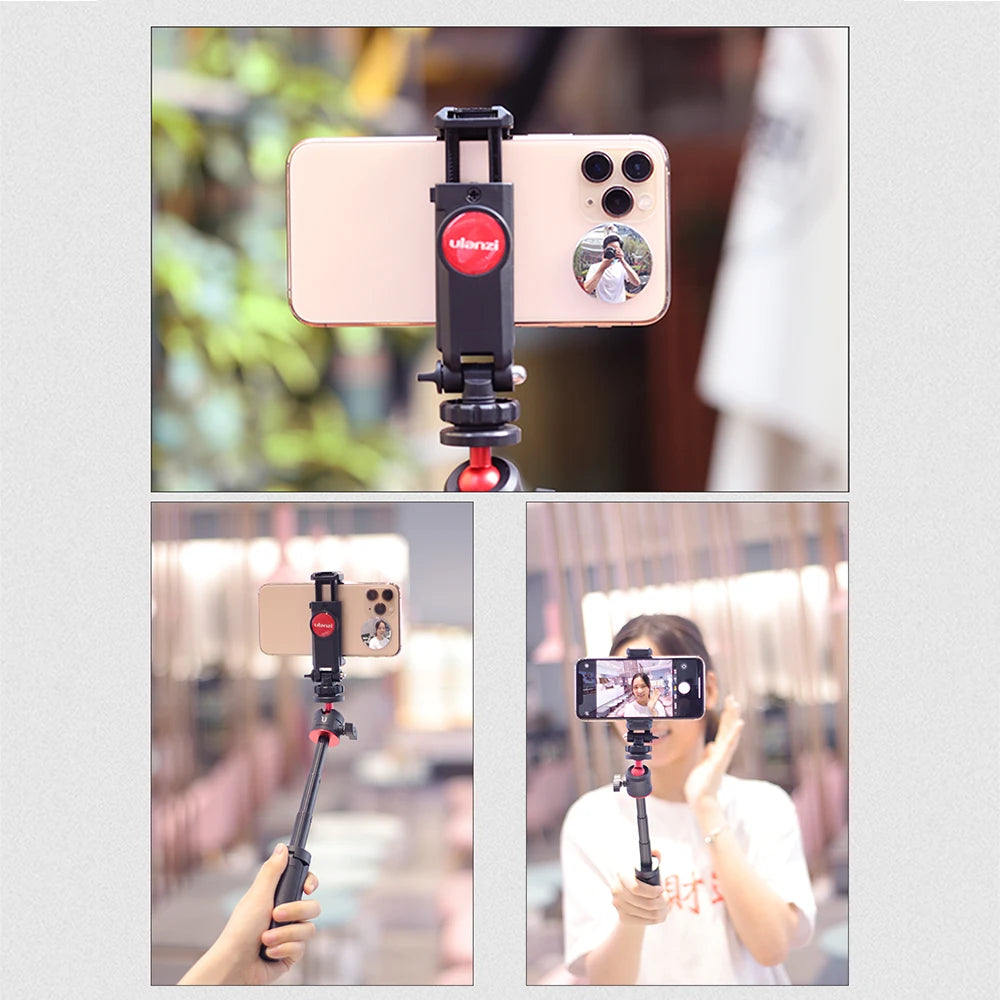 Universal Smartphone Selfie Vlog Mirror: Compatible with iPhone & Samsung - Essential Photography Accessories for Photo and Video