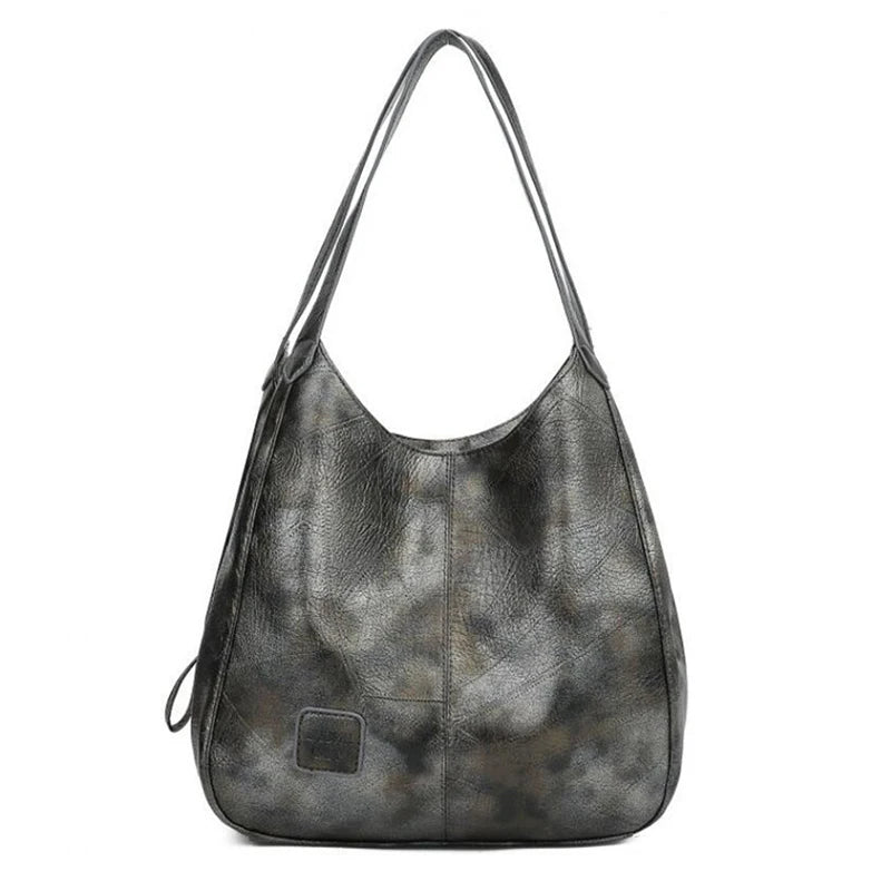Yogodlns Vintage Women's Handbag - Designer Luxury Shoulder Tote, Fashion Brand Top-Handle Bag