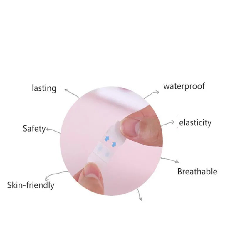 40PCS Invisible Face Lift Tape Stickers – Thin V-Shape Facial Adhesive Strips for Skin Tightening, Wrinkle & Sagging Support
