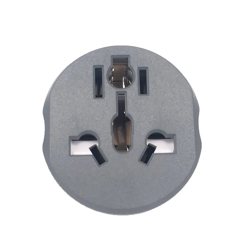 Korea EU Plug Adapter 16A 250V β High-Quality Universal Travel Converter with 2 Round Sockets for AU, US, UK, CN to EU/KR Wall Socket