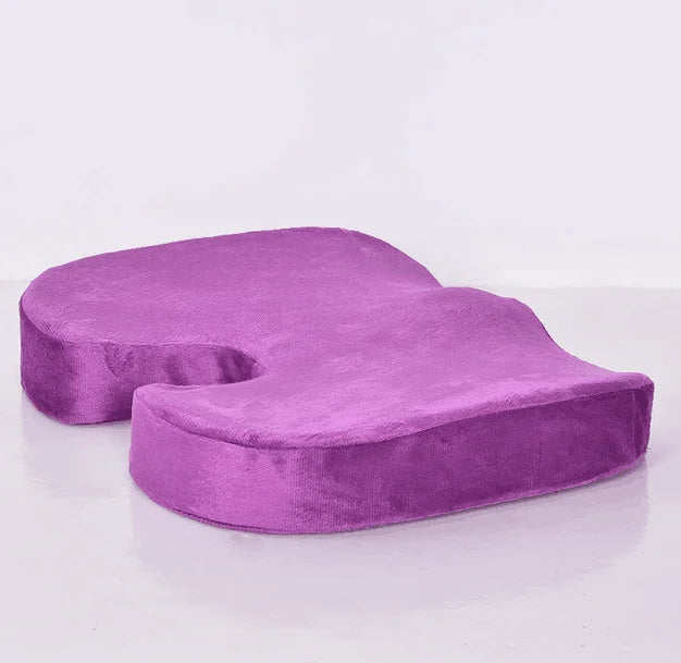 Ergonomic Bamboo Memory Foam Seat & Back Cushion – Slow Rebound Waist Support for Home & Office Chairs