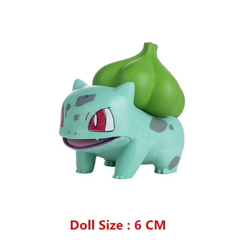 Pokemon 4-13cm Anime Figures β Pikachu, Mewtwo, Charmander, Blastoise Action Model Toy Gifts