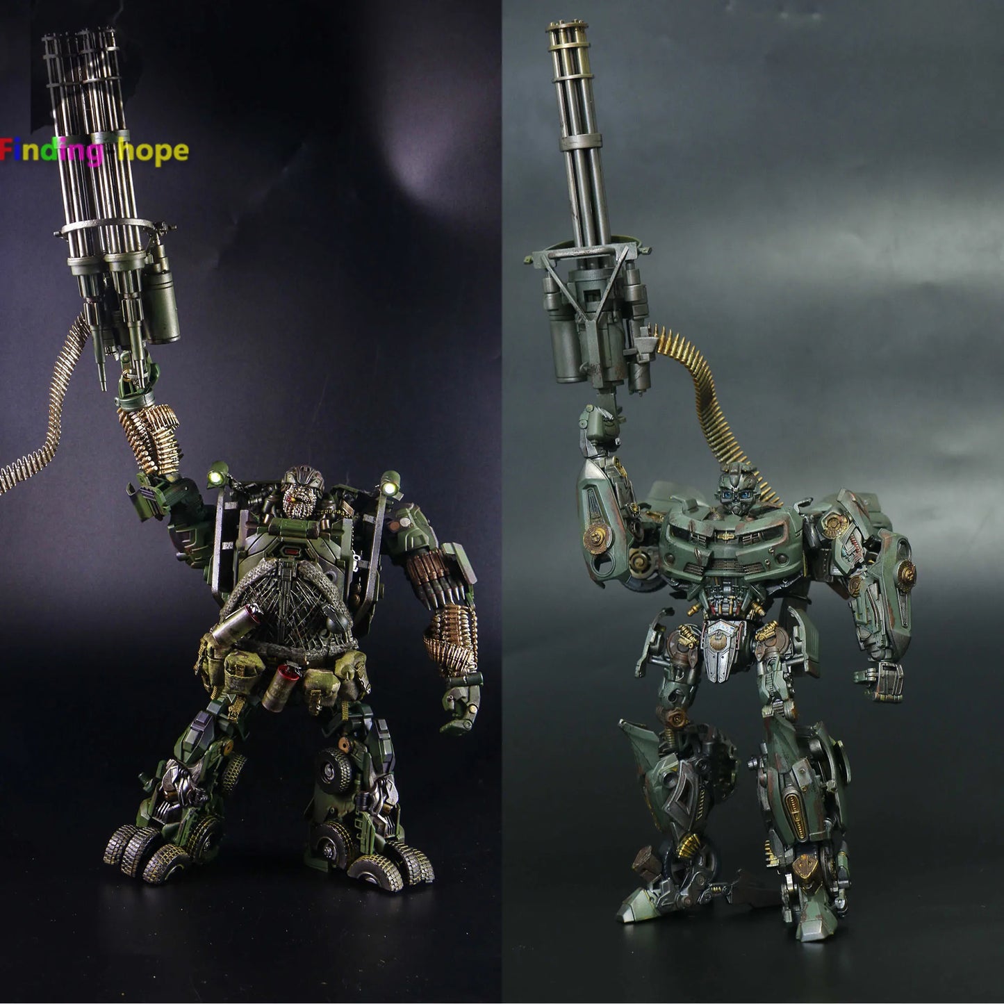 1/6 Scale M134 Minigun Model - Gatling Gun Assembly Collectible for Army & Terminator Displays