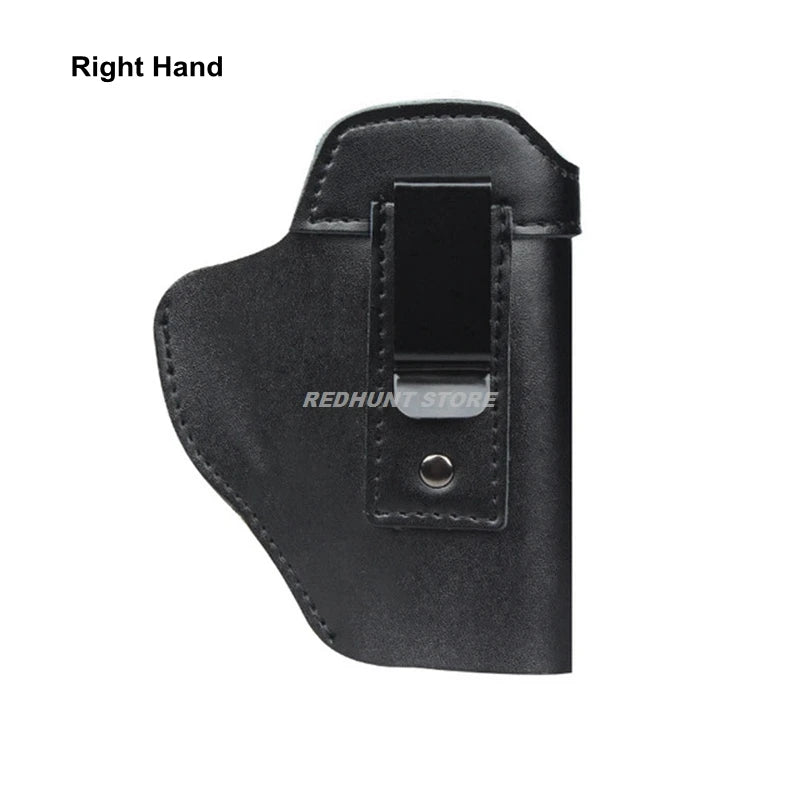 Tactical Leather Holster β IWB Concealed Carry Airsoft Gun Holster for Glock 17/19/43, Sig P365, PX4 & M9 9mm Hunting Accessory