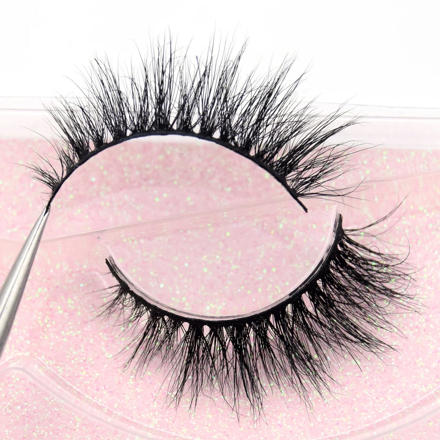 Visofree 13mm 3D Mink Eyelashes – Natural Long Handmade Cruelty-Free False Lashes for Makeup G04