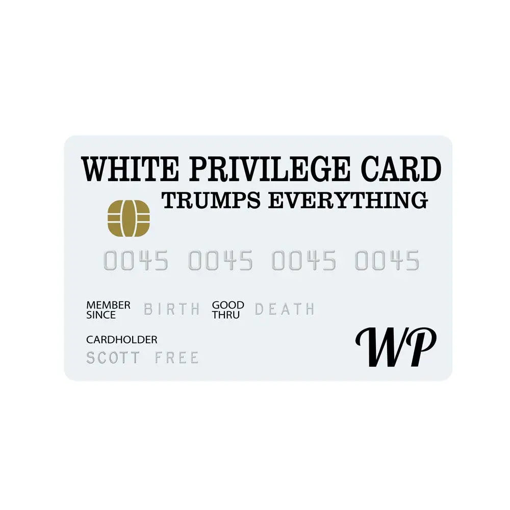 Success Collectible Gag Card – White Privilege Novelty Credit-Style Card for Humor & Pranks