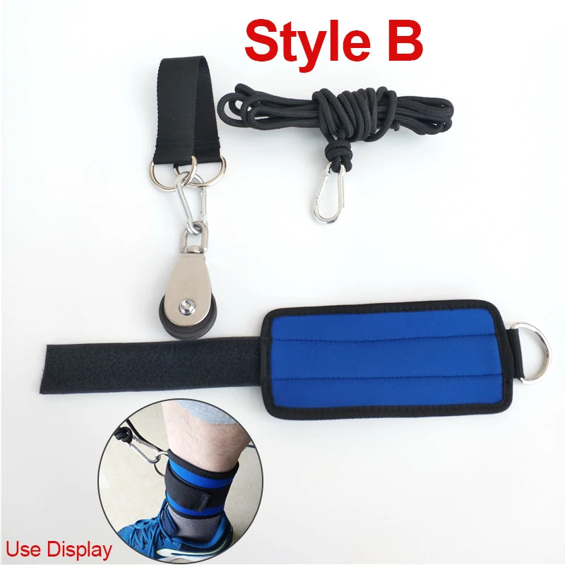 Leg Split Stretcher with Pulley - Adjustable Flexibility Trainer for Taekwondo, Kung Fu and Martial Arts