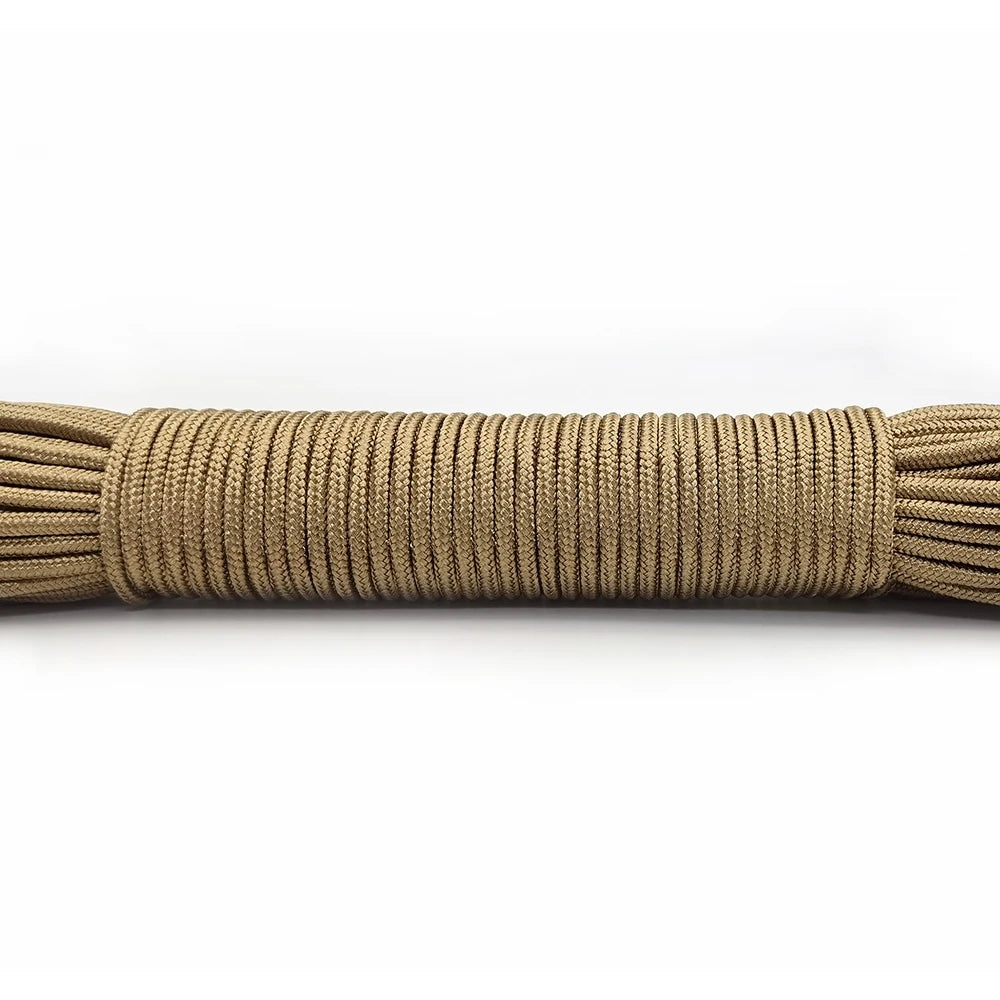 100FT 3mm Paracord Rope β Heavy Duty Parachute Cord for Hiking, Camping, Survival & DIY Bracelets