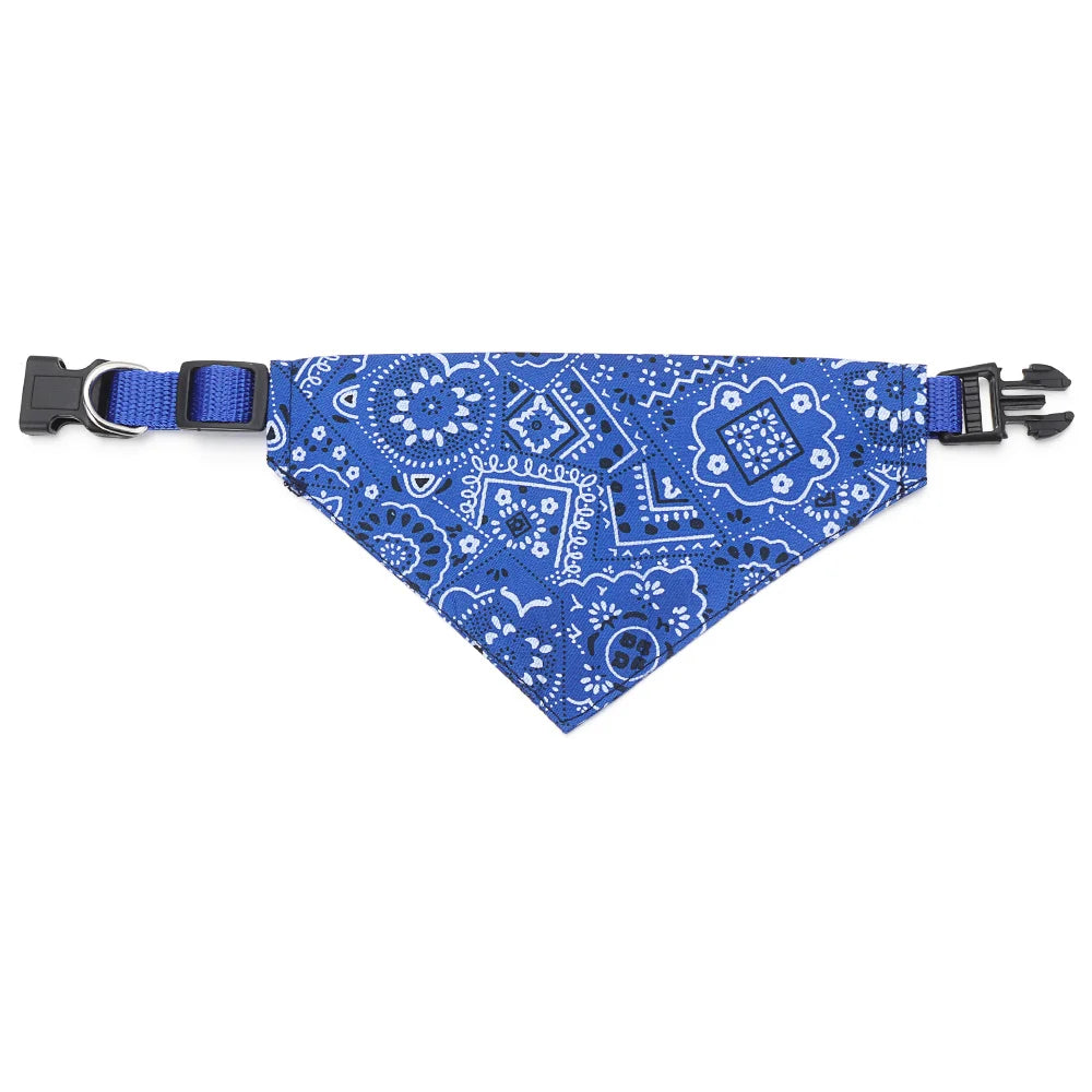 Adjustable Pet Bandana Collar – Washable Triangular Scarf Bib for Dogs & Cats, Birthday Party Dress-Up Neck Decor