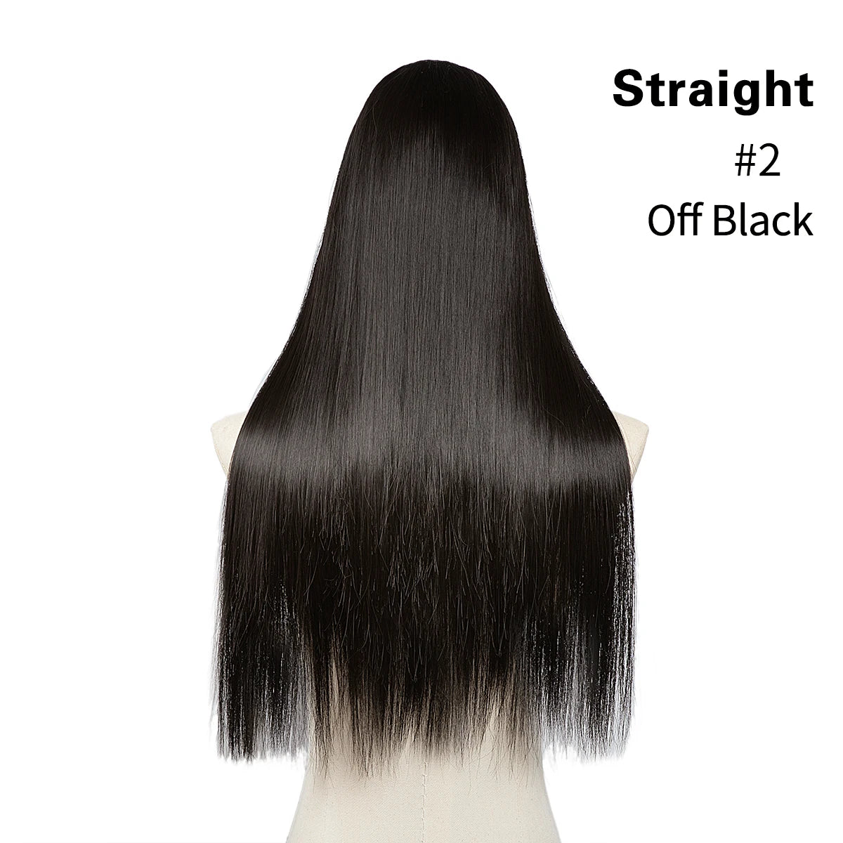 Synthetic U-Part Clip-in Hair Extensions – Long, Straight, Thick Blonde Hairpieces (16, 20, 24 Inch)