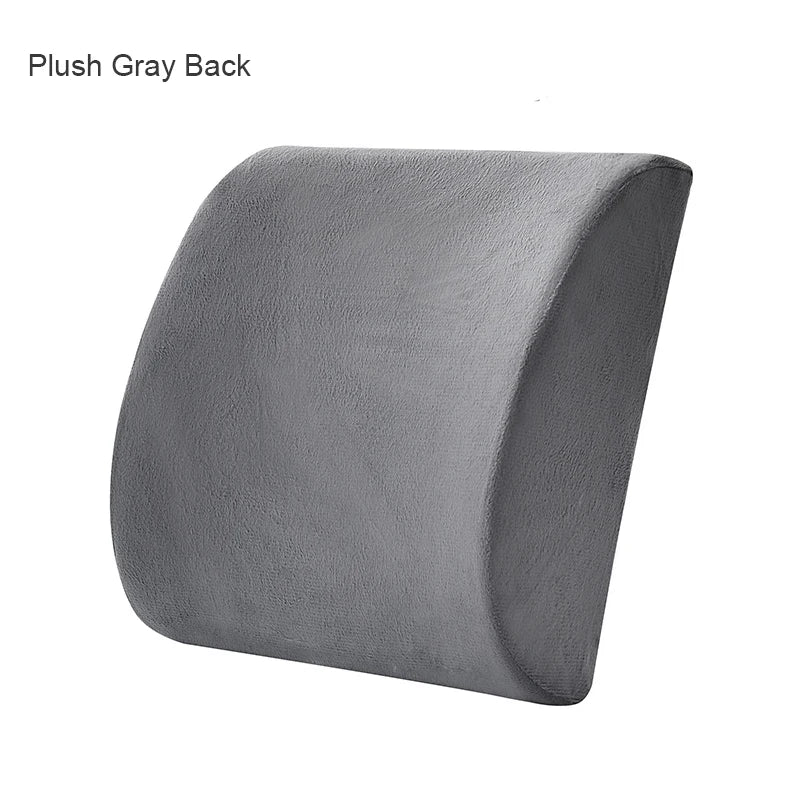 Orthopedic Memory Foam Seat Cushion β Hemorrhoid Relief, Car & Office Chair Lumbar Support, Breathable Pain Relief Pillow