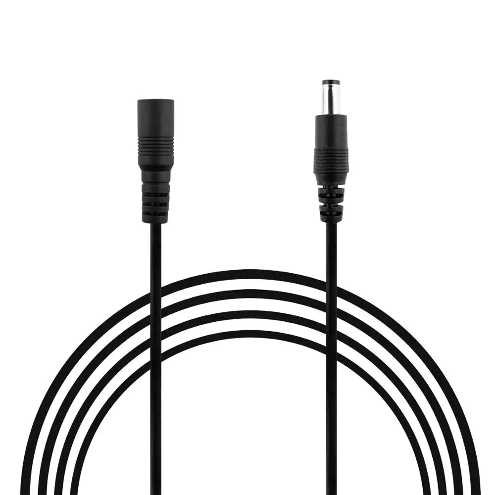 DC 12V Power Adapter Extension Cable β 5.5*2.1mm Male to Female Cord for CCTV Camera & Router, 1M to 10M Lengths