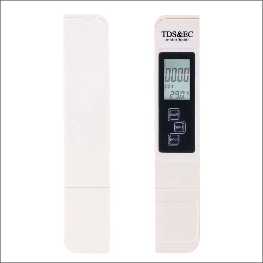 RZ PH/EC Meter Monitor — Digital Portable Aquarium Water Quality Tester, Professional Mini Acidity PH Detector