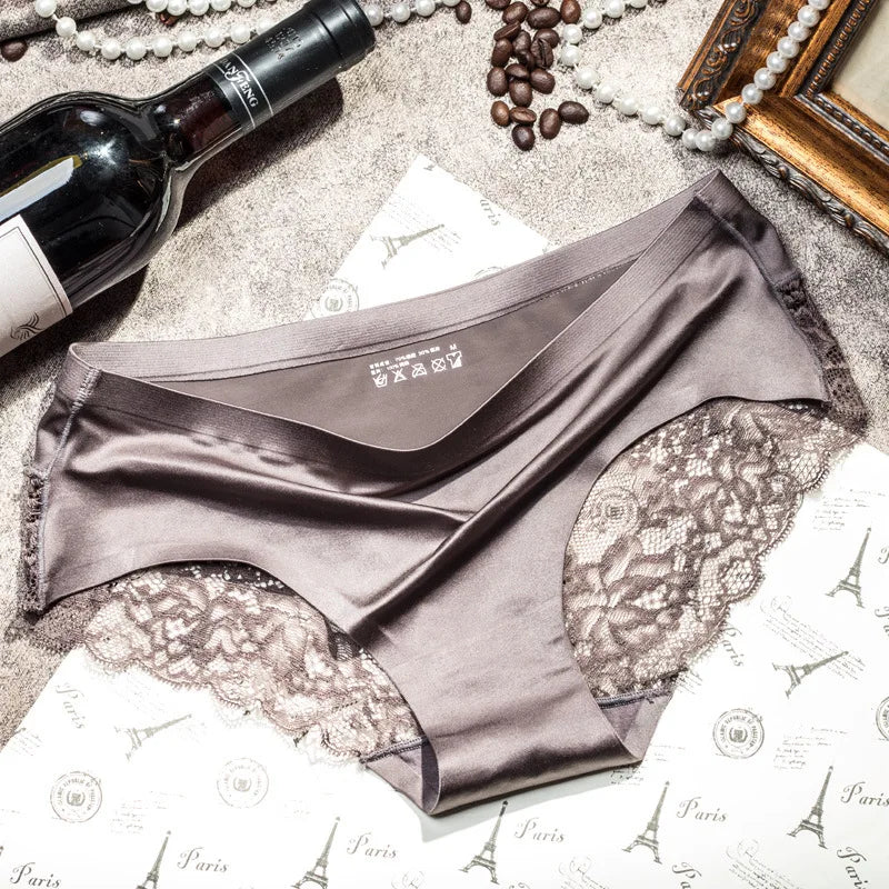 Women’s French Lace Panties - Seamless Soft Breathable Briefs for Comfortable Everyday Wear M-4XL