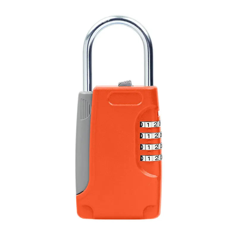 High-Quality Hidden Key Safe Box β 4-Digit Password Lock with Hook (Mini Metal Secret Storage for Home, Villa, Caravan)