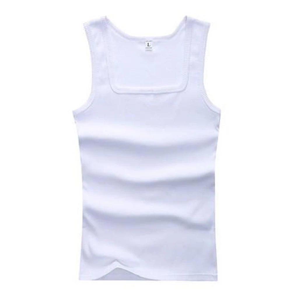 Plus Size Men’s Sleeveless Tank Top Vest – Summer Fitness Bodybuilding Singlet Casual Workout Shirt (Black, White, Gray)