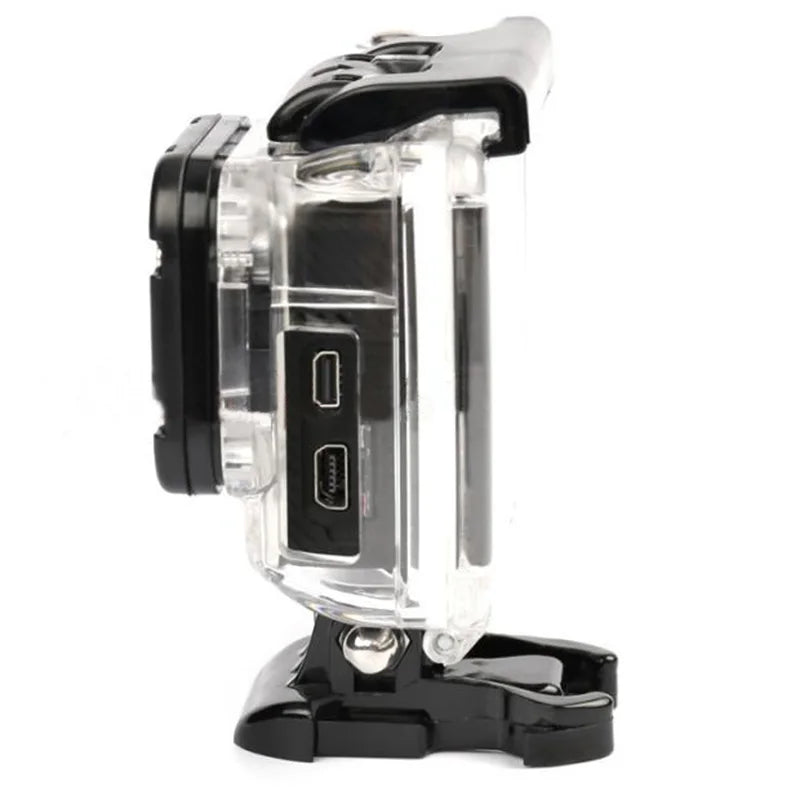GoPro Hero 3+/4 Open Side Protective Housing Case – Skeleton Shell Cover with Lens Mount for FPV & HDMI Access Action Camera Accessories