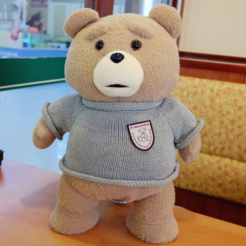 Ted 2 Movie Teddy Bear Plush Toy - 45cm Soft Stuffed Animal Birthday Gift with Apron