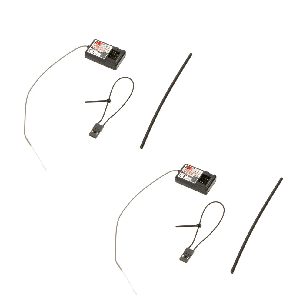 Flysky FS-GR3E 3-Channel 2.4G Receiver for RC Car, Truck, Boat – Upgrade for GT3B/GT3C Transmitter, Failsafe Included (1/2/4pcs)