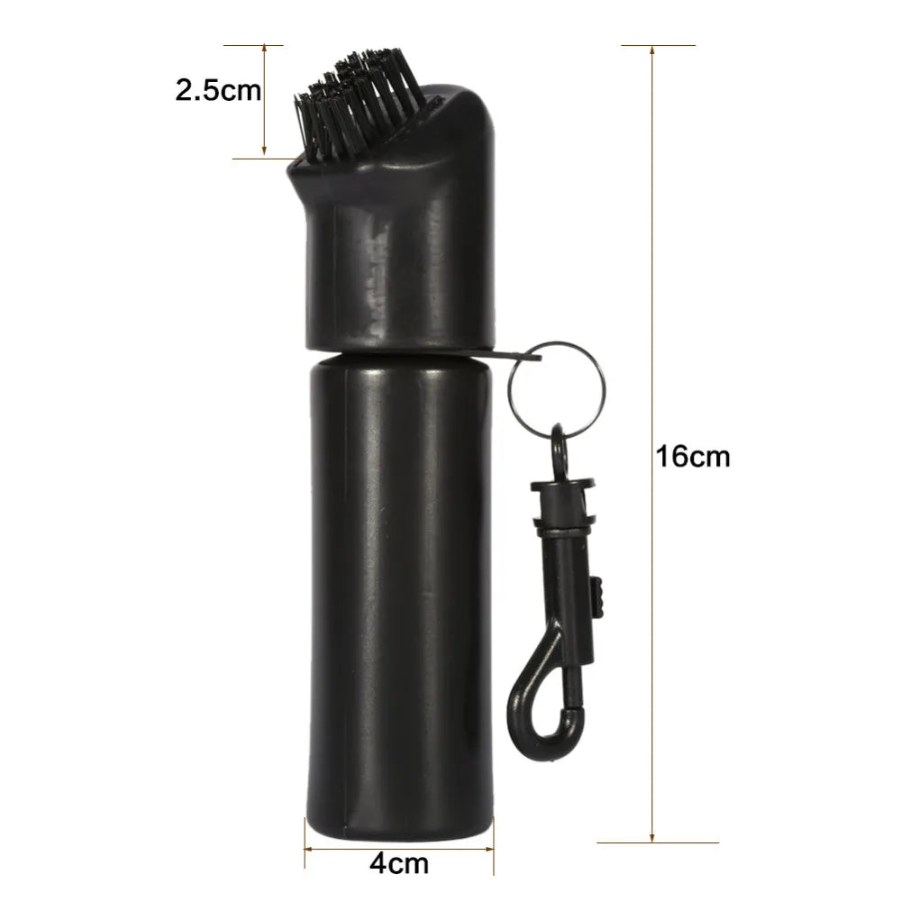 Golf Club Cleaning Brush – Wet Scrub Brush for Irons & Balls, Golf Cleaner with Water Bottle