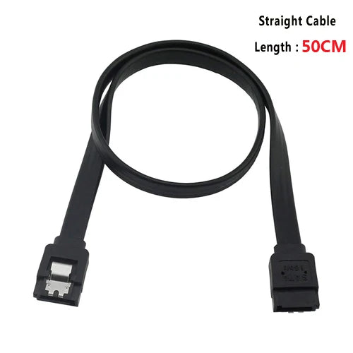 SATA 3.0 Hard Drive & SSD Cable - 90-Degree SATA Data Adapter for Asus, MSI & Gigabyte Motherboards