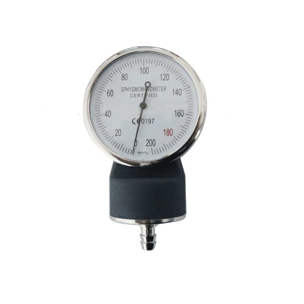 300mmHg Handheld Pressure Gauge - PVC Bulb for Aneroid Sphygmomanometer NIBP Cuff Blood Pressure Accessory