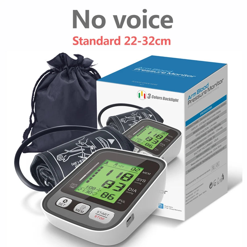 KIUZOU Upper Arm Automatic Blood Pressure Monitor – Sphygmomanometer for Accurate Arterial Pressure Measurement