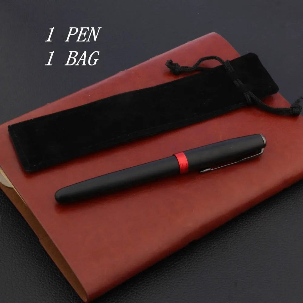 Luxury JINHAO 75 Checkered Fountain Pen with Black Tungsten Steel Nib – Classic Executive Writing Pen for Office & School
