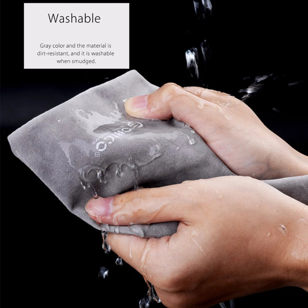 ORICO Soft Storage Bag for Power Bank, USB Charger, External Battery, Mobile Phone, HDD β Gray Travel Pouch Case